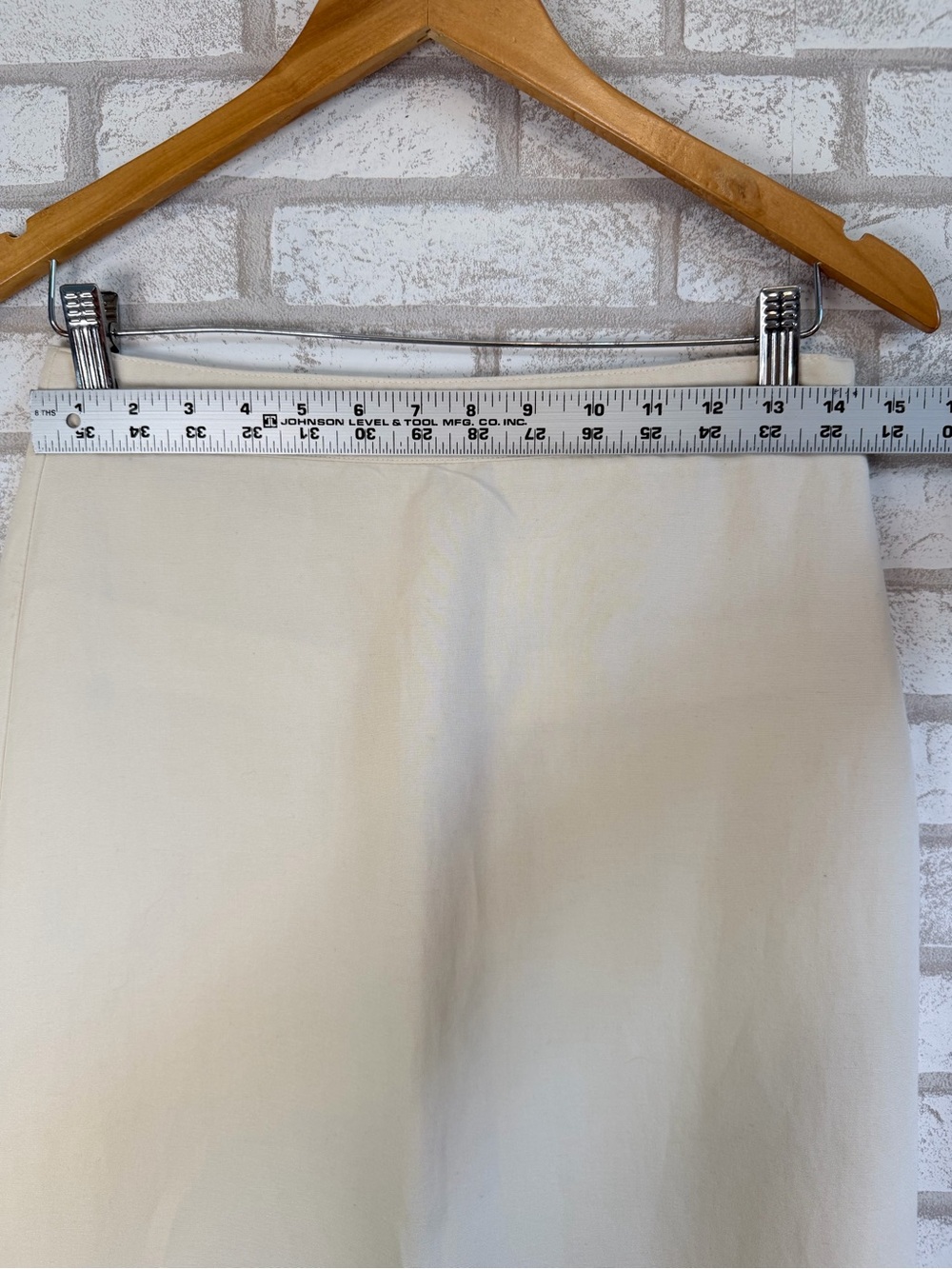 ZARA Cream Midi Pencil Skirt - Picture 5 of 6